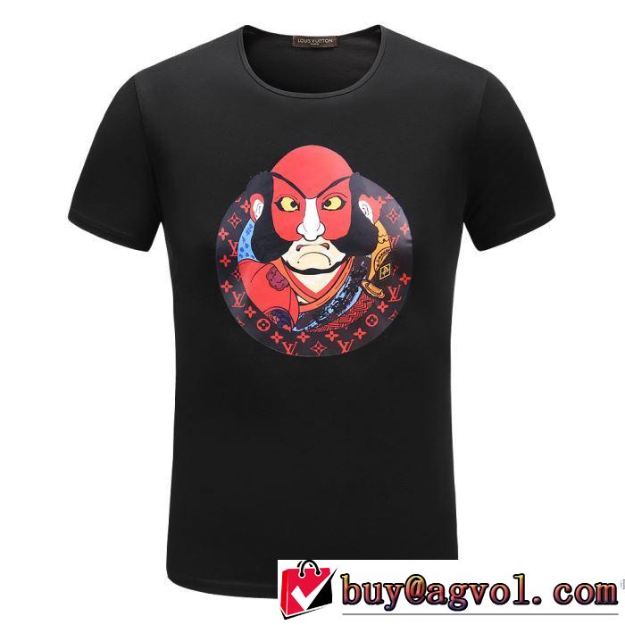  収縮性のある ルイ ヴィトン LOUIS VUITTON 2色可選 2018春夏新作 履き心地 半袖Tシャツ
