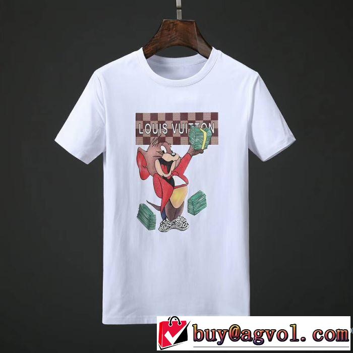 ルイ ヴィトン LOUIS VUITTON 自然な肌触り 2018春夏新作 半袖Tシャツ 超激安価格 2色可選