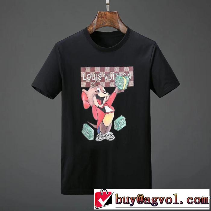 ルイ ヴィトン LOUIS VUITTON 自然な肌触り 2018春夏新作 半袖Tシャツ 超激安価格 2色可選