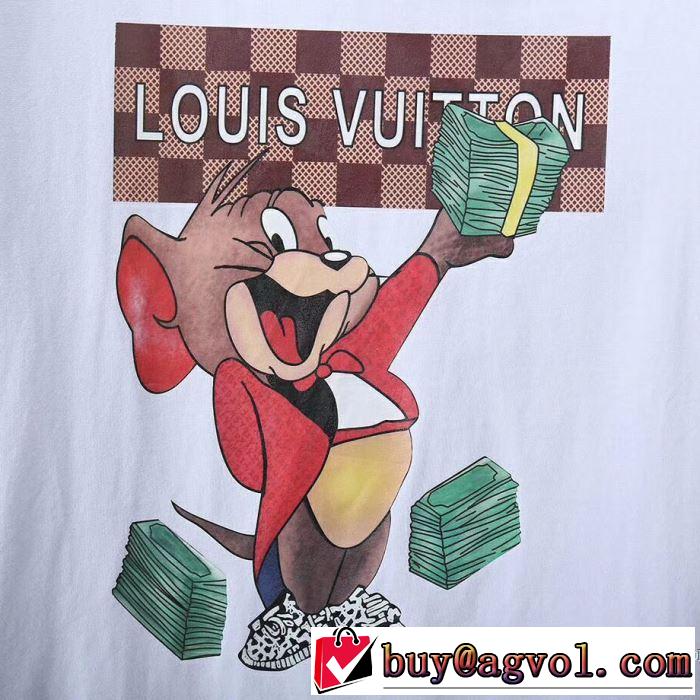 ルイ ヴィトン LOUIS VUITTON 自然な肌触り 2018春夏新作 半袖Tシャツ 超激安価格 2色可選