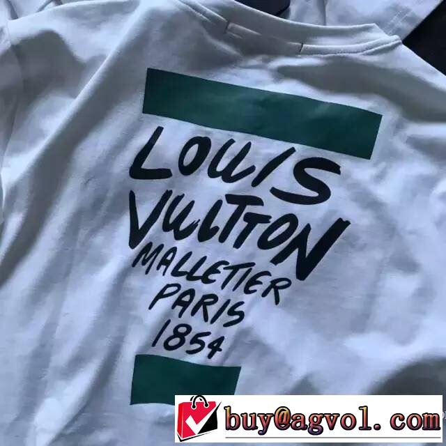ネット販売限定 しわになりにくい ルイ ヴィトン LOUIS VUITTON 3色可選 半袖Tシャツ 2018春夏新作