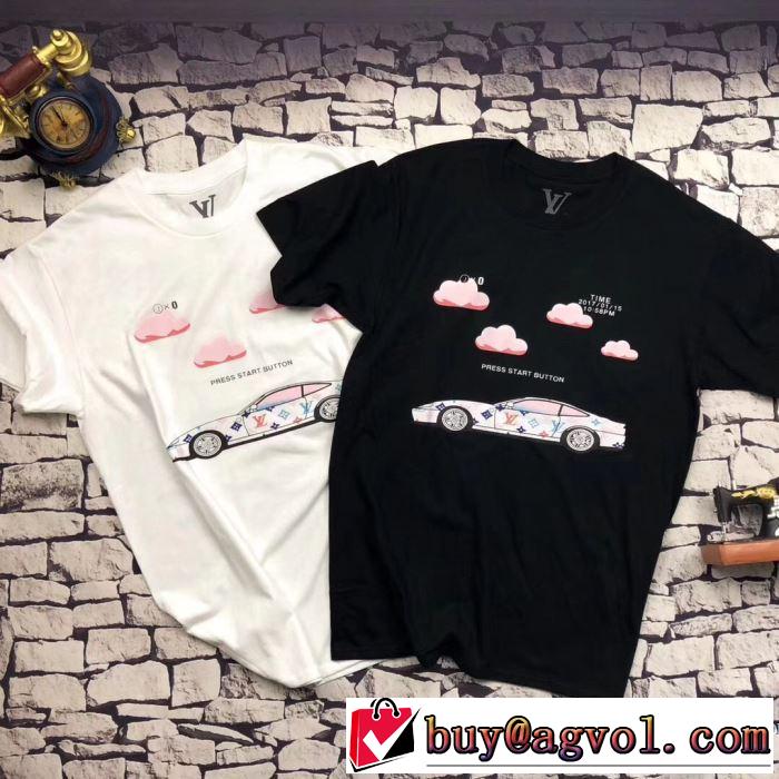 半袖Tシャツ ルイ ヴィトン LOUIS VUITTON 2色可選 期間限定SALE 2018春夏新作