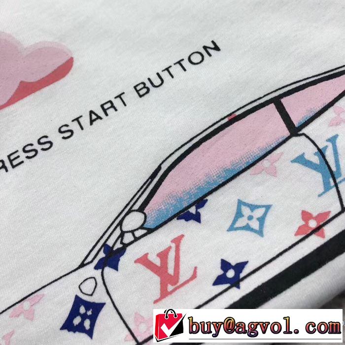 半袖Tシャツ ルイ ヴィトン LOUIS VUITTON 2色可選 期間限定SALE 2018春夏新作