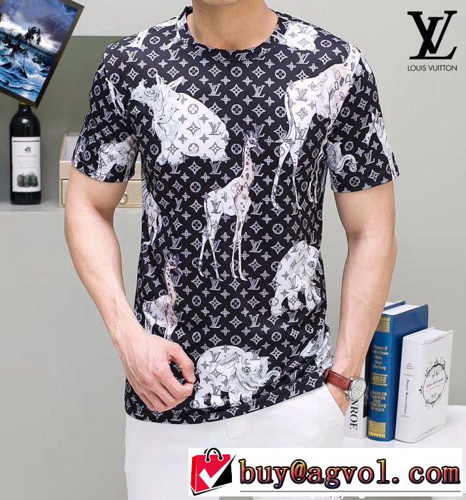 半袖Tシャツ 2018新品入荷 2色可選 高感度アイテム ルイ ヴィトン LOUIS VUITTON