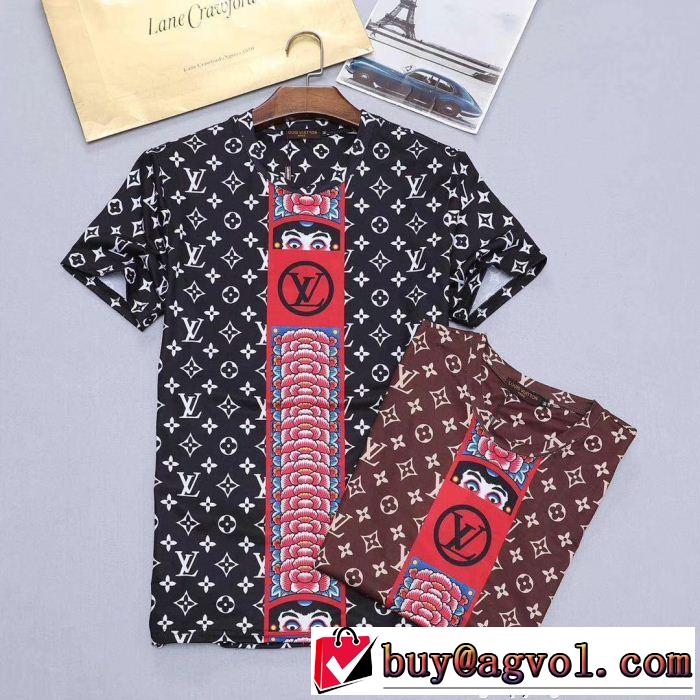 2色可選 18ＳＳ美品 ルイ ヴィトン LOUIS VUITTON 大人気ブランド 売れ筋 半袖Tシャツ
