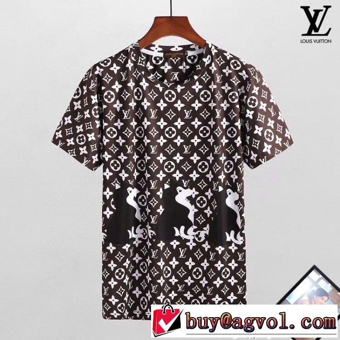 2018【SALE！】 手頃価格 ルイ ヴィトン LOUIS VUITTON 半袖Tシャツ 2色可選 上品キレイ