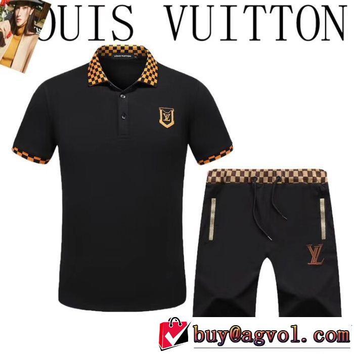 今季爆発的な人気ルイ ヴィトン LOUIS VUITTON上品でベーシック 3色可選 上下セット