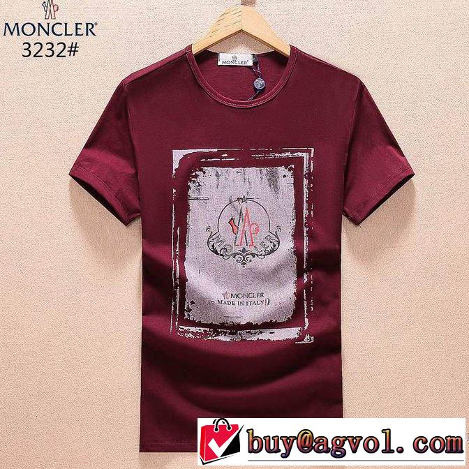 2018春夏新作 強い魅力を感じる一枚 半袖Tシャツ 3色可選 モンクレール MONCLER クールビズ