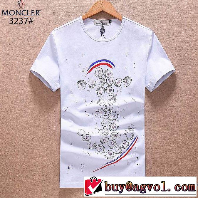 追跡あり☆入手困難!! 2018春夏新作 乾きやすい 半袖Tシャツ 3色可選 モンクレール MONCLER