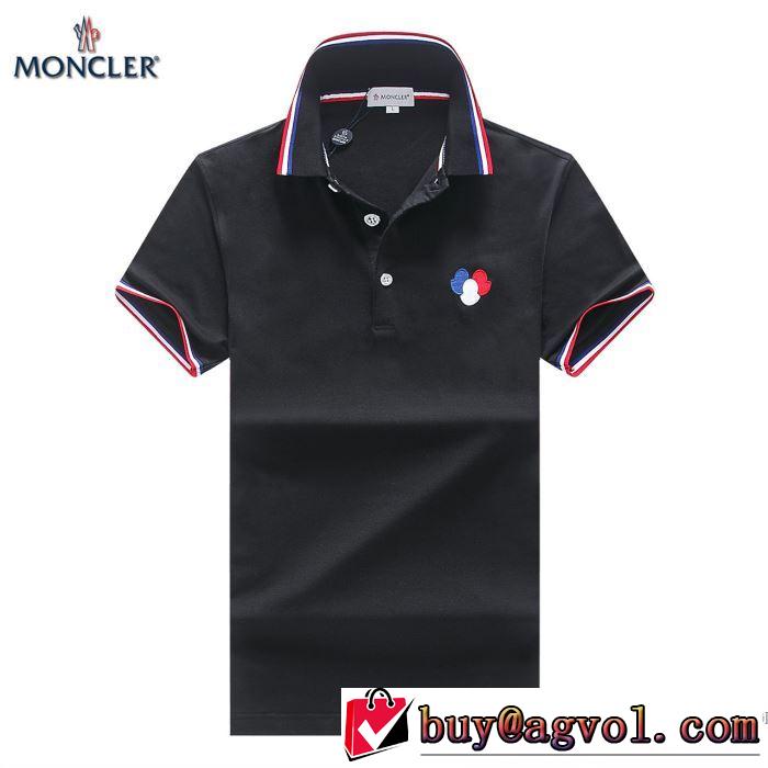 上品でファッション 2018春夏新作 乾きやすい 半袖Tシャツ 4色可選 モンクレール MONCLER