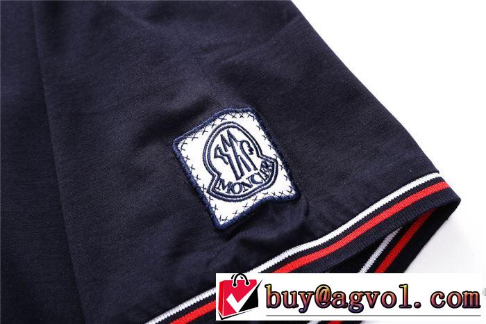 モンクレール MONCLER カジュアル 2018春夏新作 3色可選 １着は持つべき 半袖Tシャツ
