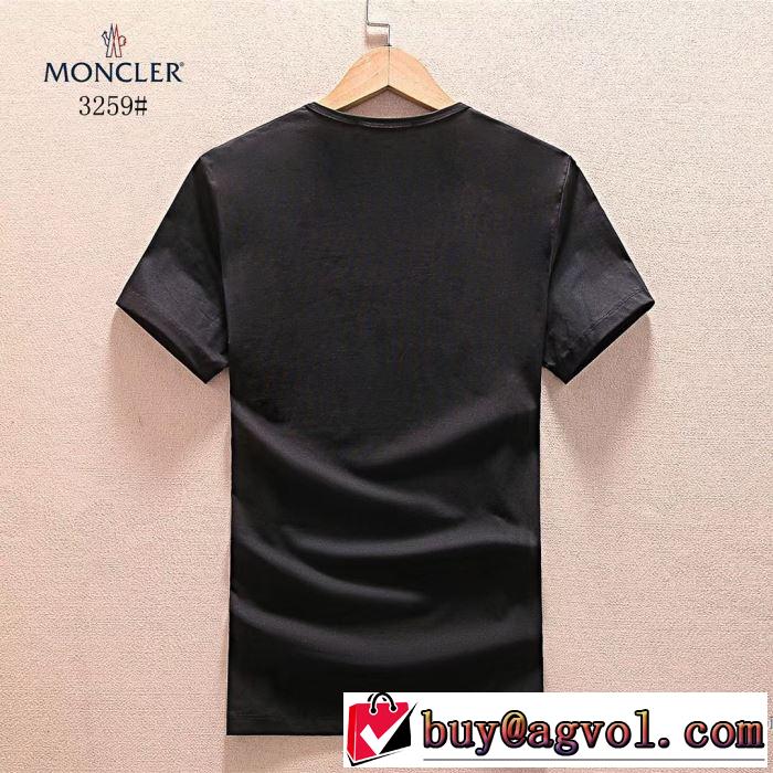 モンクレール MONCLER 快適な着心地 2018春夏新作 3色可選 上品キレイ 半袖Tシャツ
