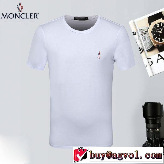 肌に馴染みやすい モンクレール MONCLER 2018春夏新作 2色可選 半袖Tシャツ 売上ランキング1位