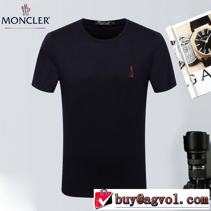 肌に馴染みやすい モンクレール MONCLER 2018春夏新作 2色可選 半袖Tシャツ 売上ランキング1位