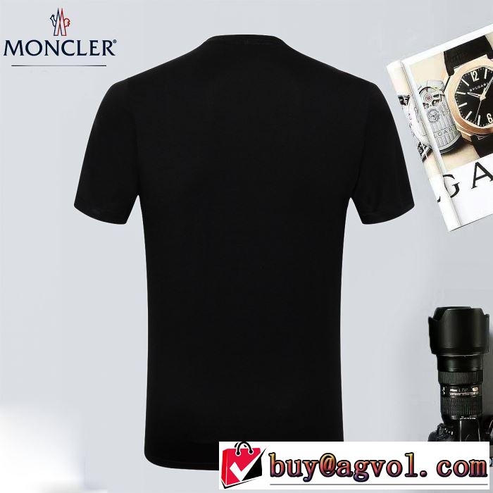 肌に馴染みやすい モンクレール MONCLER 2018春夏新作 2色可選 半袖Tシャツ 売上ランキング1位