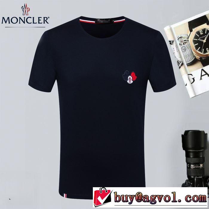 期間限定セール 乾きやすい 2018春夏新作 4色可選 半袖Tシャツ モンクレール MONCLER