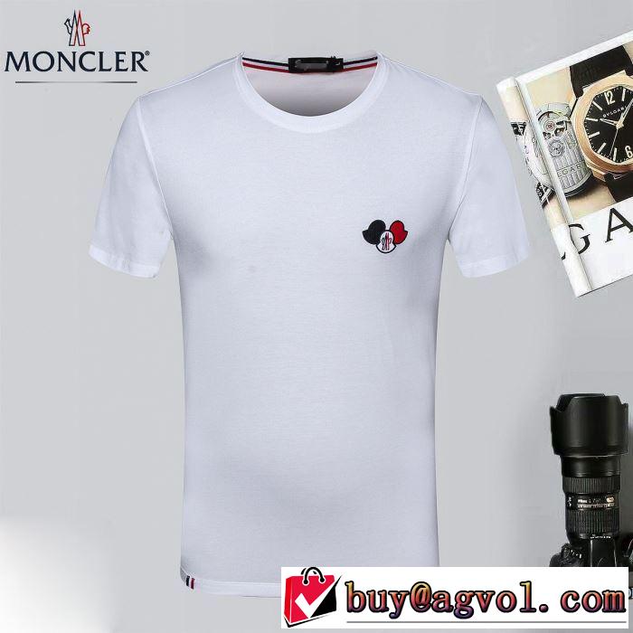 期間限定セール 乾きやすい 2018春夏新作 4色可選 半袖Tシャツ モンクレール MONCLER