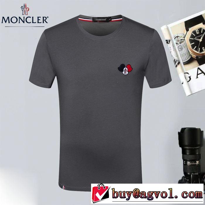 期間限定セール 乾きやすい 2018春夏新作 4色可選 半袖Tシャツ モンクレール MONCLER