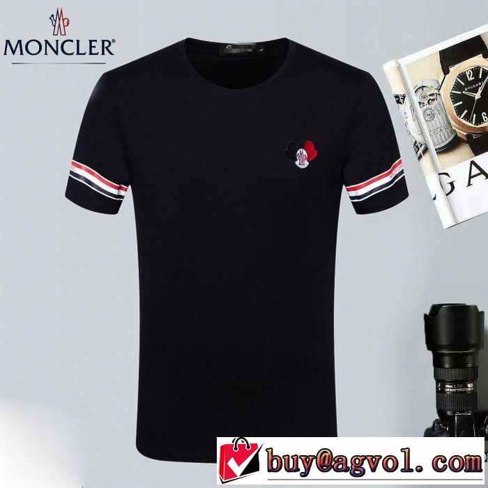2018春夏新作 半袖Tシャツ 4色可選 モンクレール MONCLER しわになりにくい 手頃価格