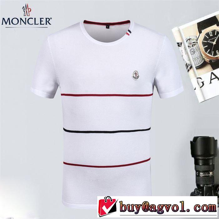 シンプル モンクレール MONCLER 2018春夏新作 4色可選 半袖Tシャツ キレイめおしゃれ