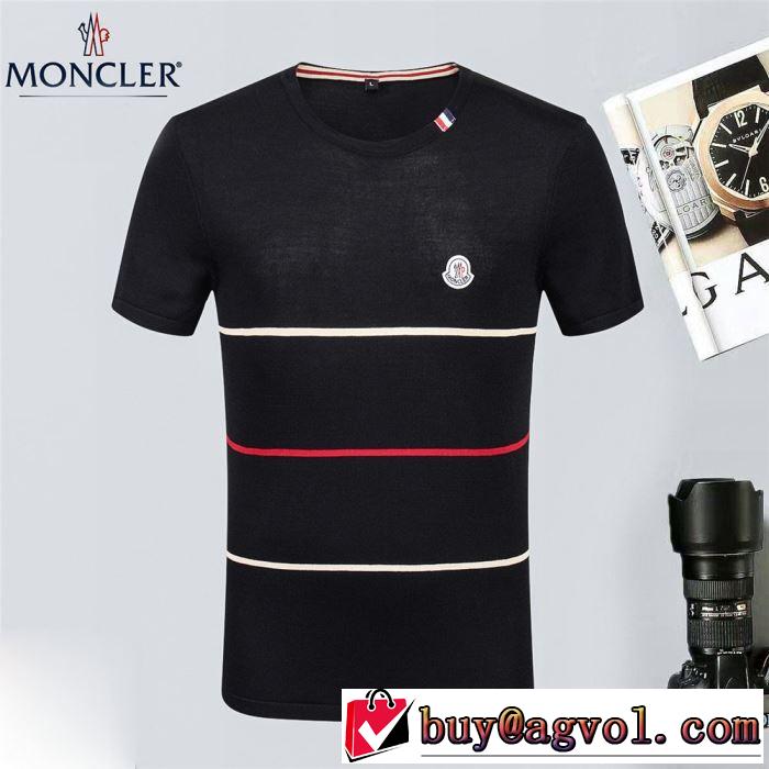 シンプル モンクレール MONCLER 2018春夏新作 4色可選 半袖Tシャツ キレイめおしゃれ
