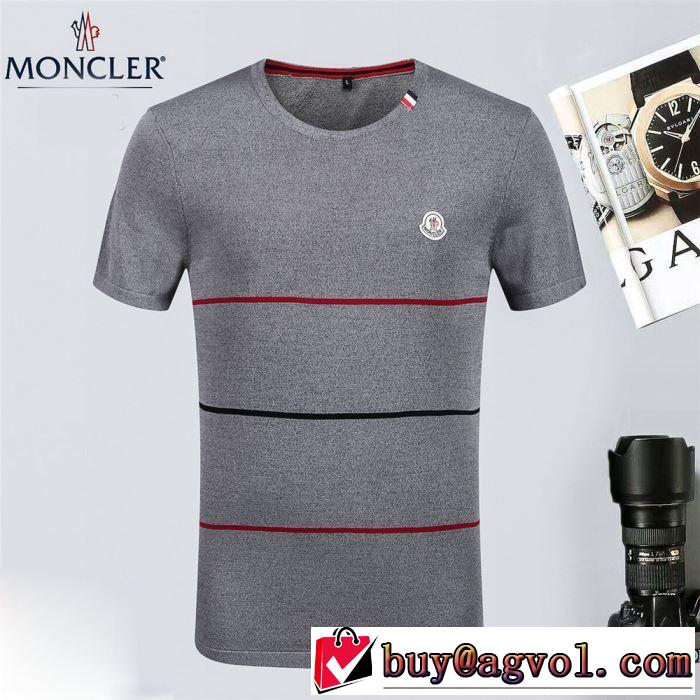 シンプル モンクレール MONCLER 2018春夏新作 4色可選 半袖Tシャツ キレイめおしゃれ