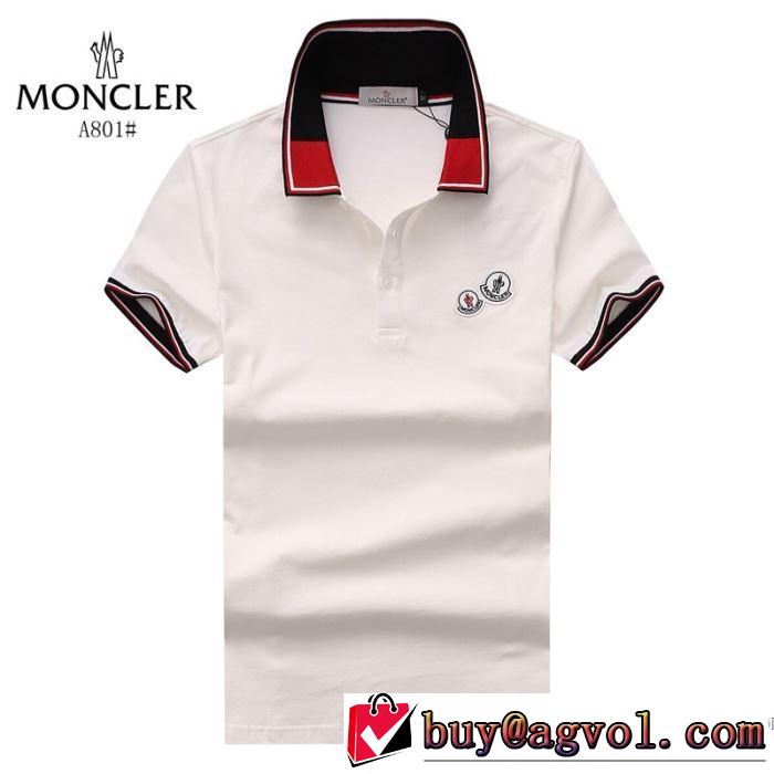 モンクレール MONCLER カジュアル 2018春夏新作 3色可選 しっかりとした 半袖Tシャツ