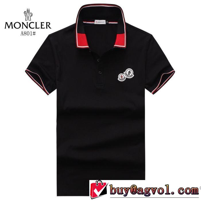 モンクレール MONCLER カジュアル 2018春夏新作 3色可選 しっかりとした 半袖Tシャツ