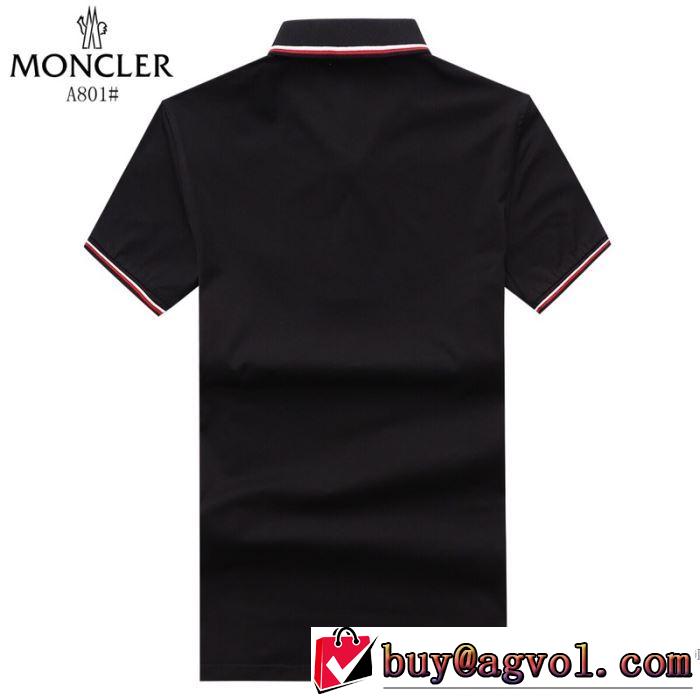 モンクレール MONCLER カジュアル 2018春夏新作 3色可選 しっかりとした 半袖Tシャツ