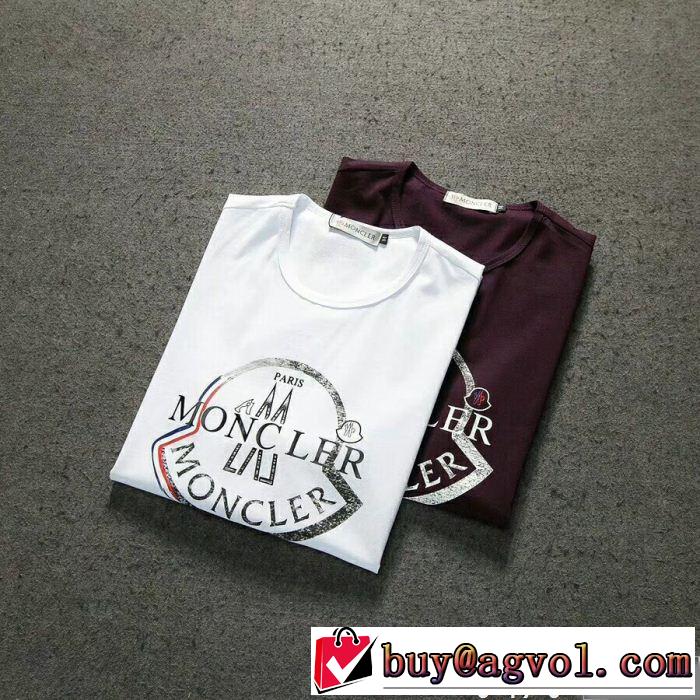 2018年春夏シーズン 流行の注目ブランド モンクレール MONCLER 半袖Tシャツ 2色可選