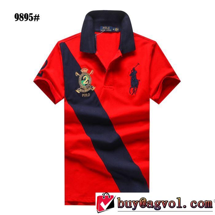 2018夏の定番新品到来! 半袖Tシャツ 高品質 3色可選 ポロ ラルフローレン Polo Ralph Lauren