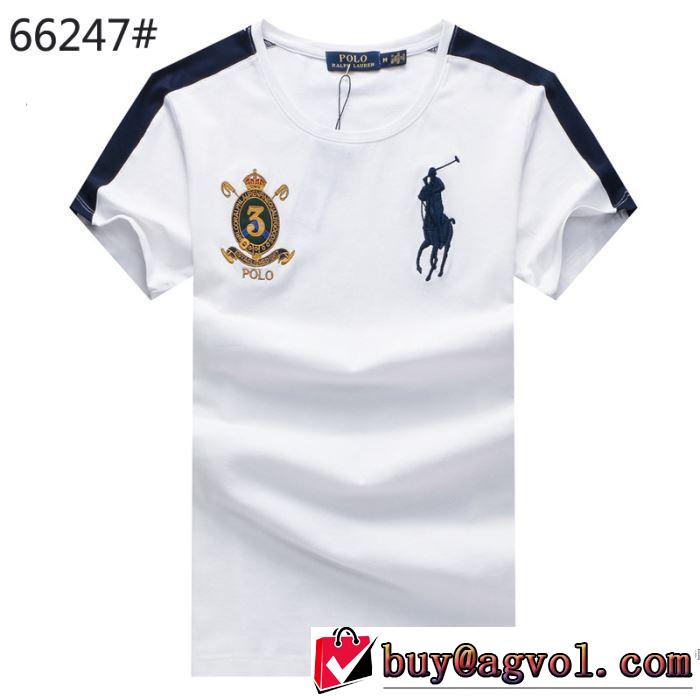 オシャレを満喫できる 2018春夏新作 半袖Tシャツ 3色可選 ポロ ラルフローレン Polo Ralph Lauren シンプル