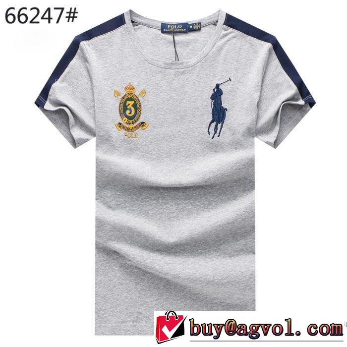 オシャレを満喫できる 2018春夏新作 半袖Tシャツ 3色可選 ポロ ラルフローレン Polo Ralph Lauren シンプル