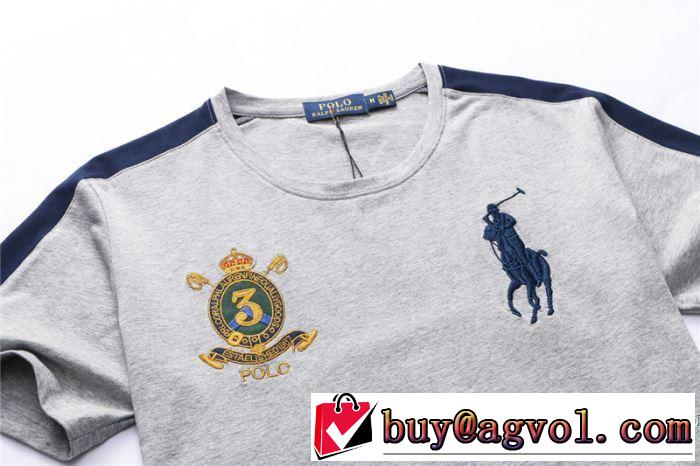 オシャレを満喫できる 2018春夏新作 半袖Tシャツ 3色可選 ポロ ラルフローレン Polo Ralph Lauren シンプル