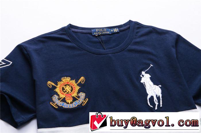 ポロ ラルフローレン Polo Ralph Lauren 2018春夏新作 半袖Tシャツ 3色可選 しわになりにくい 期間限定SALE