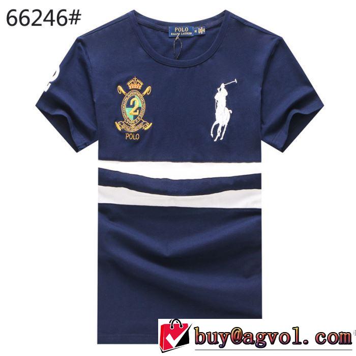 ネット販売限定 2018春夏新作 半袖Tシャツ 3色可選 自然な肌触り ポロ ラルフローレン Polo Ralph Lauren