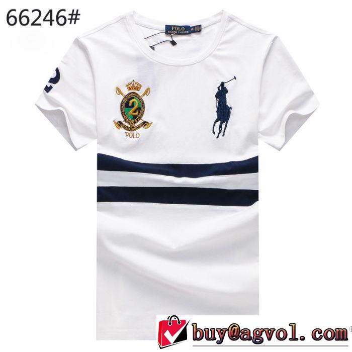 ネット販売限定 2018春夏新作 半袖Tシャツ 3色可選 自然な肌触り ポロ ラルフローレン Polo Ralph Lauren