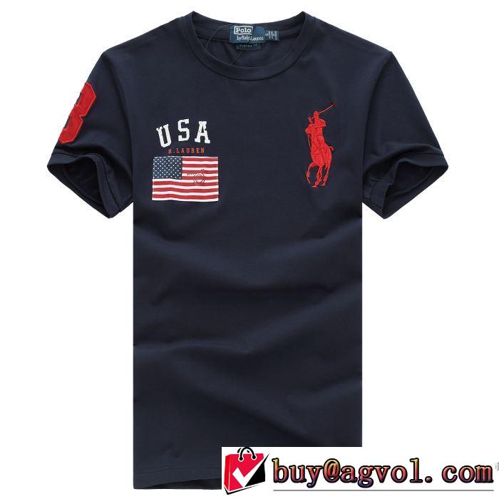 肌に馴染みやすい ポロ ラルフローレン Polo Ralph Lauren 2018春夏新作 半袖Tシャツ 3色可選 海外限定アイテム
