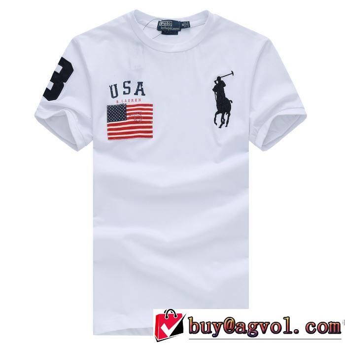 肌に馴染みやすい ポロ ラルフローレン Polo Ralph Lauren 2018春夏新作 半袖Tシャツ 3色可選 海外限定アイテム