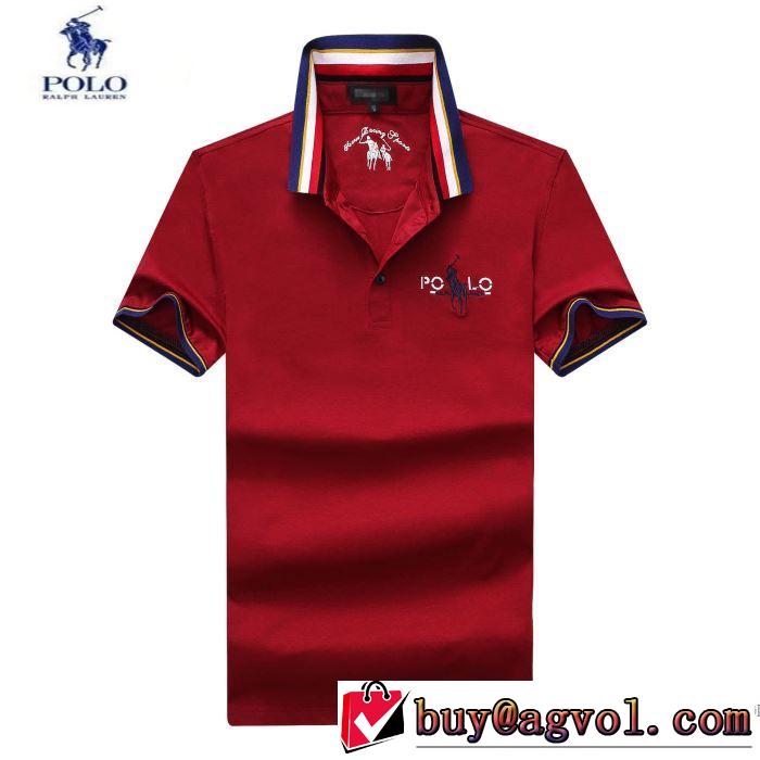 ポロ ラルフローレン Polo Ralph Lauren 通気性に優れた 2018春夏新作 半袖Tシャツ 3色可選 高感度アイテム