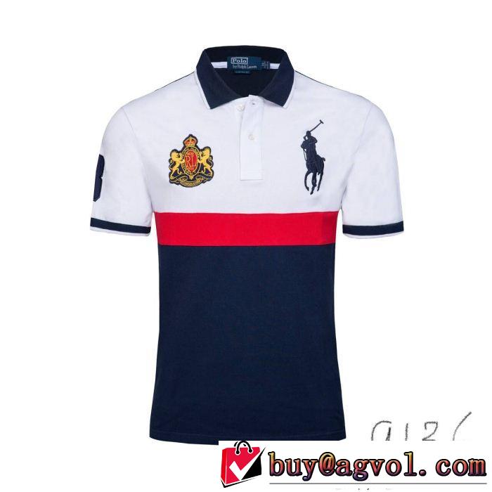  目前の注目ブランド 3色可選今季爆発的な人気  ポロ ラルフローレン Polo Ralph Lauren 美品*入手困難 半袖Tシャツ