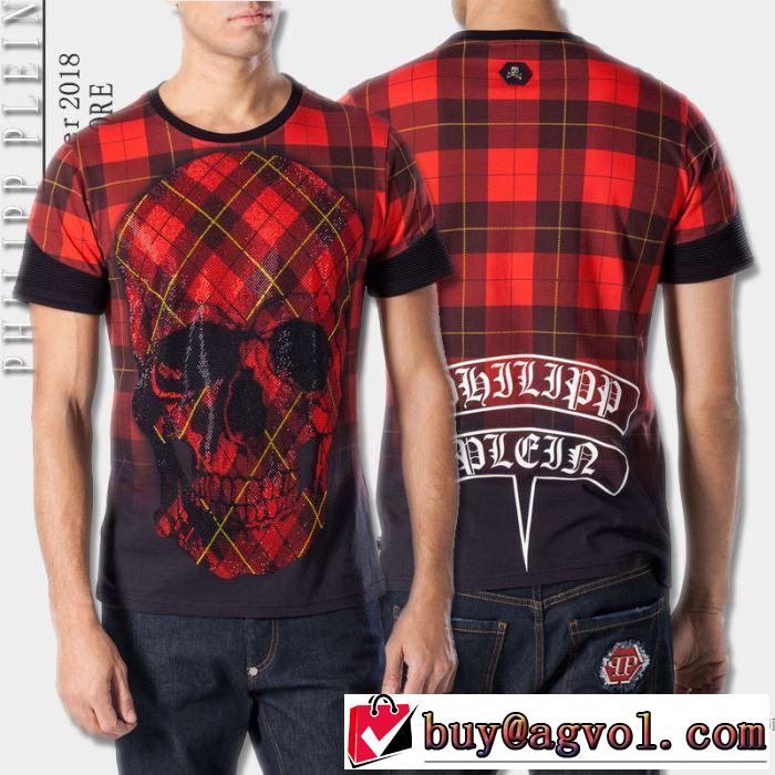 半袖Tシャツ お買い得人気セール フィリッププレイン PHILIPP PLEIN デザイン性の高い 2018春夏新作