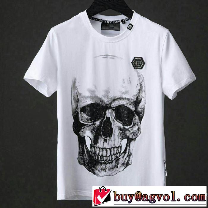 半袖Tシャツ 2色可選 フィリッププレイン PHILIPP PLEIN 通気性に優れた 2018春夏新作 赤字超特価得価