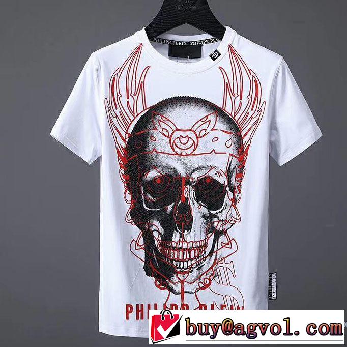 フィリッププレイン PHILIPP PLEIN 2018春夏新作 超激得送料無料 半袖Tシャツ 2色可選 肌に馴染みやすい