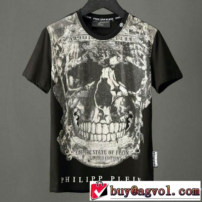 2018春夏新作 激安大特価爆買い 半袖Tシャツ 2色可選 フィリッププレイン PHILIPP PLEIN 細身のシルエット