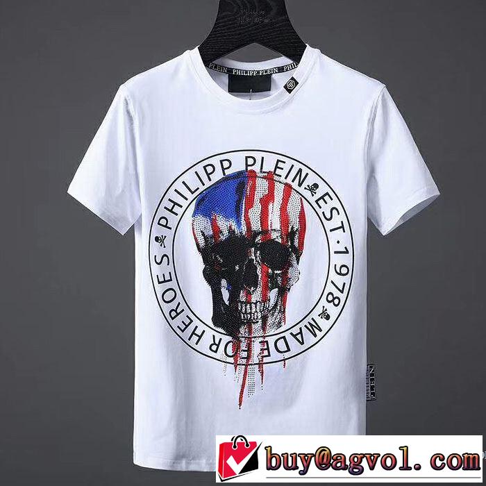 カジュアル 半袖Tシャツ 2色可選 フィリッププレイン PHILIPP PLEIN 2018春夏新作 激安大特価本物保証