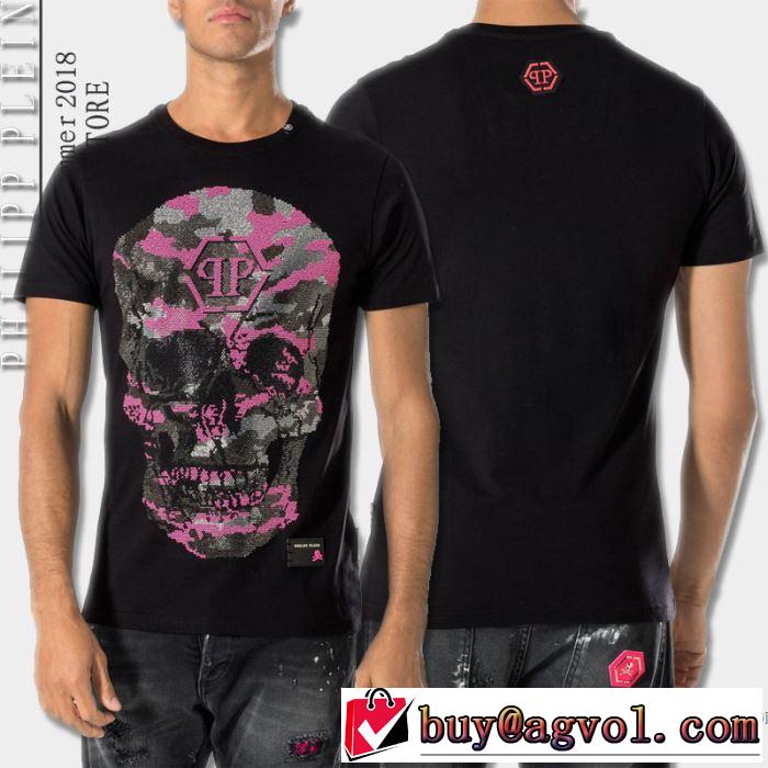 半袖Tシャツ 4色可選 フィリッププレイン PHILIPP PLEIN 2018春夏新作 話題の新作到着！ カジュアル