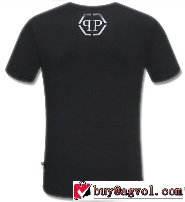 快適な着心地 2018春夏新作 半袖Tシャツ 2色可選 おすすめデザイン フィリッププレイン PHILIPP PLEIN