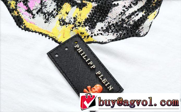 快適な着心地 2018春夏新作 半袖Tシャツ 2色可選 おすすめデザイン フィリッププレイン PHILIPP PLEIN