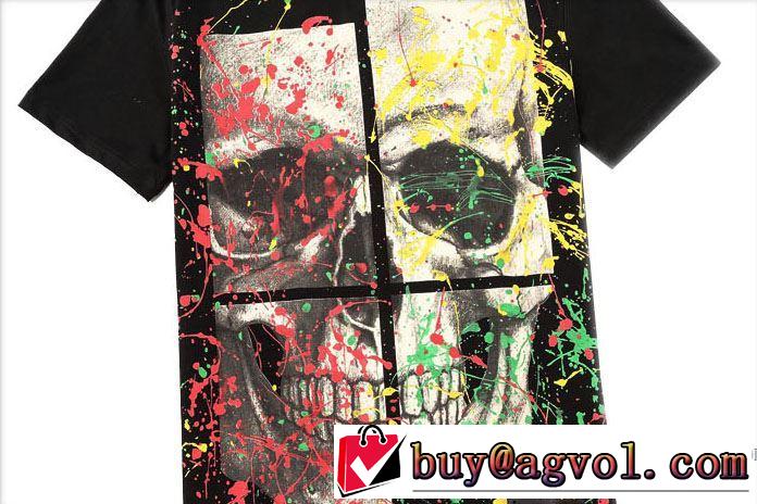 2018春夏新作 上品キレイ 半袖Tシャツ フィリッププレイン PHILIPP PLEIN 2色可選 クールビズ